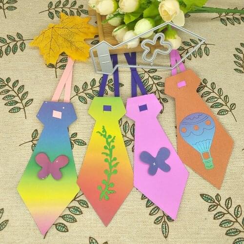 Tie clip art metal cutting mold, scrapbook, photo frame, photo album decoration, DIY handmade art