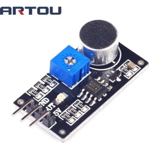 1pcs Sound Detection Sensor Module Sound Sensor Intelligent Vehicle For Arduino DIY Kit Parts