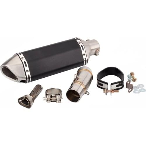 Ninja 400 Motorcycle For Kawasaki Ninja 400 2018 2019 Z400 NINJA 400 Escape Slip on Exhaust Muffler And Link Pipe Exhaust System