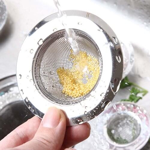 Stainless Steel Bathtub Hair Catcher Waste Stopper Shower Drain Hole Filter Mesh Trap Sink Strainer Basin Drainage for Kitchen