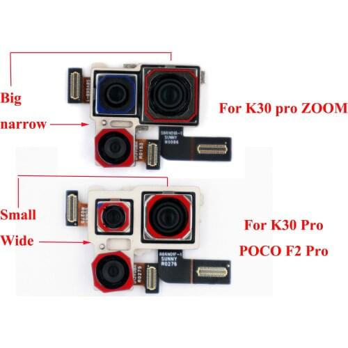 Original New Rear Back Camera for Redmi K30 Pro Zoom K30 Pro POCO F2 Pro Main Camera Module Flex Cable Replacement Parts