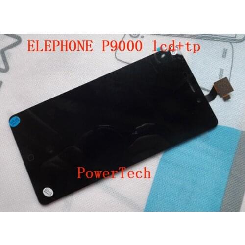 Original Elephone P9000 Front Panel Touch Glass Digitizer Screen with LCD display for p9000 Cell Phone