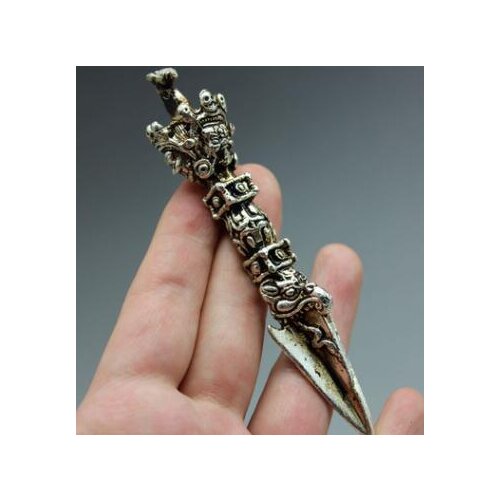 TibeHandmade Brass Vintage Old Dorje Tibetan Dorje Tibetan horse Pluto handmade old copper Vajra JiangMo pendant pendant folk