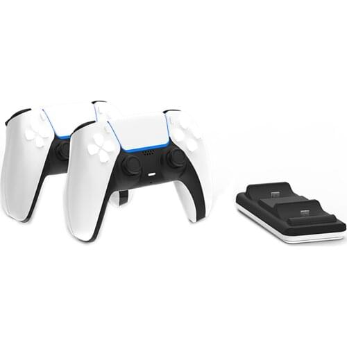 Charger Handle Dual Charging Stand Charging Dock Base Station for PS5 Game Controller Parts