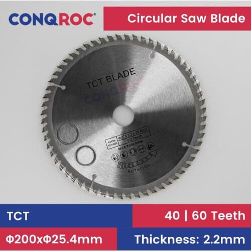 200 x 25.4mm TCT Circular Saw Blade 8-Inch Woodworking Cutting Disc Carbide Tipped Wood Saw Blade