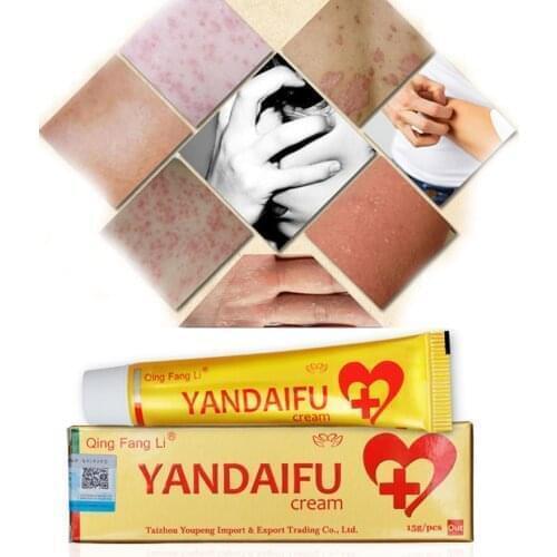 60Pcs YANDAIFU Original Dermatitis and Eczema Pruritus Psoriasis Cream Skin Care