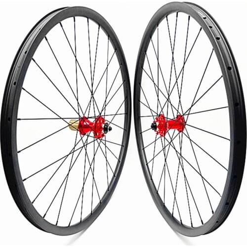 650b mtb disc wheels 27.5er 30x28mm tubeless bicycle wheelset carbon wheels carbon bike disc mtb wheels D791SB D792SB QR