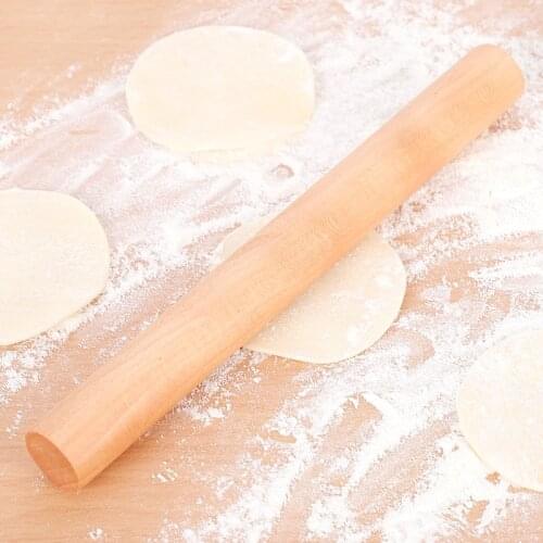 Non-stick Wooden Rolling Pin Cake Fondant Baking Cookies Noodle Biscuit Rolling Pin/Kitchen Cake Roller Crafts Baking Tool