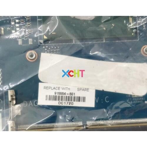 For HP 17-W Series 17T-W200 915554-601 915554-001 w 1070/8GB video card i7-7700HQ CPU Laptop Motherboard Mainboard Tested