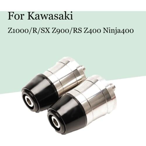 For Kawasaki Z1000 / R / SX Z900 / RS Z400 ninja400 modified stainless steel handle plug balance plug