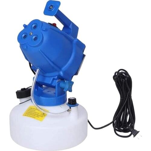 Electric Portable Disinfecting Fogger Machine ulv Cold Sprayer 3.8 Liter Ultra Low Capacity 1200W Disinfection Atomizer Sprayer