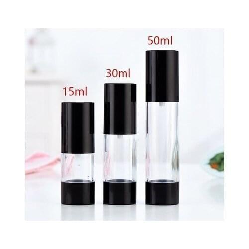 10Pcs Portable Empty Airless Pump bottles Mini Portable Vacuum Cosmetic Lotion Treatment Travel bottle For Traveler