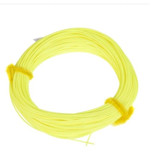 FreeFisher Fly Fishing Line FL.Yellow Main Own Taper Floating Weight Forward WF-5F WF-6F WF-7F WF-8F