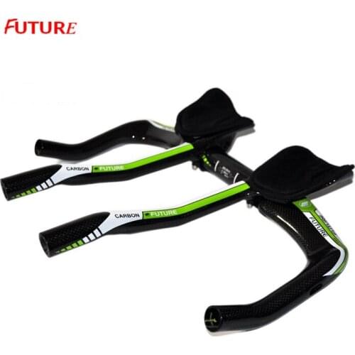 Future full carbon road handlebar with bar end bicycle rest handlebars/TT handlebar bicycle accessories parts guiador bicicleta