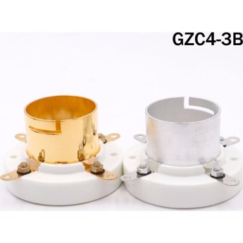 GD-PARTS 1PC 4pin Ceramic Tube Socket for FU-5 805 845 211 810 GL211/300B,2A3,FU-811,811,274A,71A,866 Hifi Vintage Amplifier DIY
