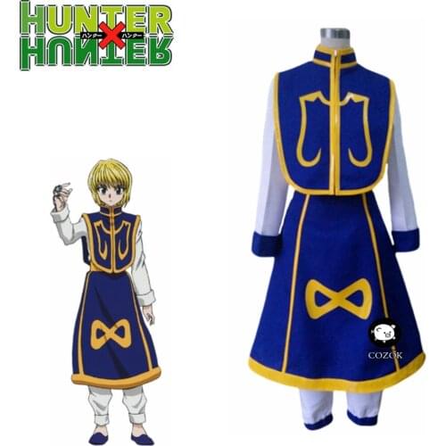 Anime HUNTER X HUNTER Kurapika Cosplay Costume Custom Made Custom Sizes Cosplay Suit