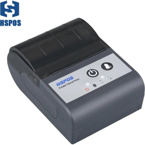 Mini 58 thermal portable printer usb bluetooth port bill printing support 1D 2D QR barcode with battery impressora pos Promotion