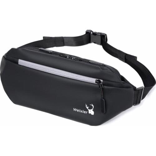 Weysfor Fashion Men Waist Bag pack Purse Casual Large Phone Belt Bag Pouch Womens Canvas Travel Phone Bag Fanny Banana Bag Hip