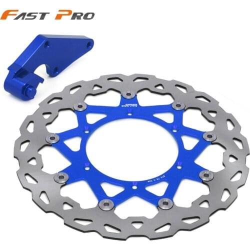 Motorcycle CNC 320MM Floating Brake Disc Adapter Bracket For YAMAHA YZ250F YZF250 2007-2015 YZ450F YZF450 2008-2015 Dirt Bike