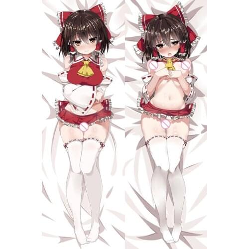 Hot Japanese Anime Hugging Pillow Cover Case Pillowcases Decorative Pillows Double-Sided 2Way 2WT Hakurei Reimu