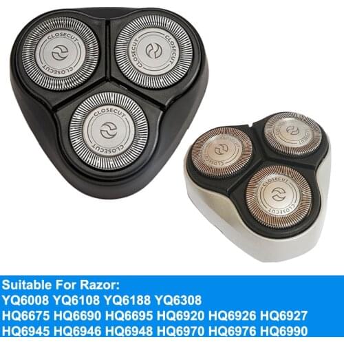 Poleet Replacement Shaver Head HQ4 For Philips Norelco Razor blade YQ6008 YQ6108 YQ6188 YQ6308 HQ6675 HQ6690 HQ6695 HQ6920 HQ56