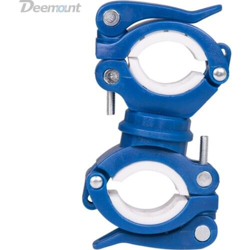 Bicycle Light Bracket Bike Lamp Holder LED Torch Headlight Pump Stand Quick Release Mount 360 Degree Rotatable HLD-211