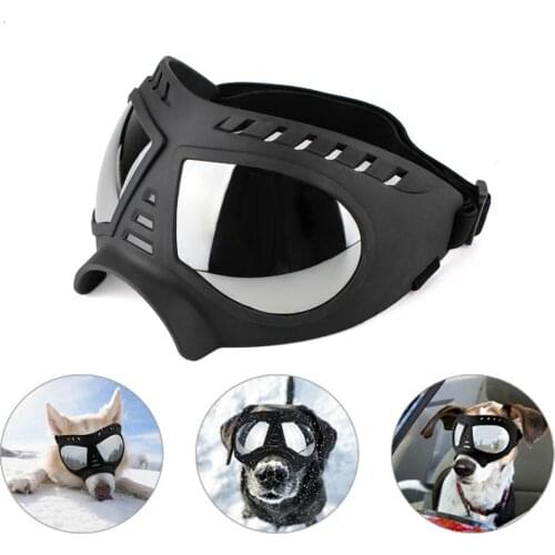 Windproof Goggles Dog Sunglasses UV Protection Cool Pet Eye Wear Medium Large Dog Swimming Skating Glasses Dog Accessaries