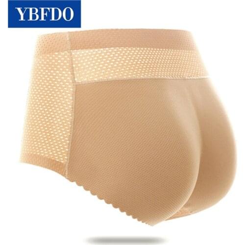 YBFDO Women Padded Push Up Panties Butt Lifter Fake Ass Briefs Butt Hip Enhancer Seamless Control Panties Buttocks Lingerie