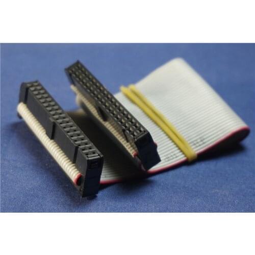 150 pcs IDC Socket 34 Pins 2.54 mm Pitch 20 cm JTAG AVR Download Cable Pin to Pin Grey Flat Ribbon Data Cable Receptacle