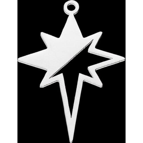 5pcs/lot 100% Stainless Steel 29mm Thunder DIY Earring Pendant Charm Wholesale Top Quality Pendants Factory Prices