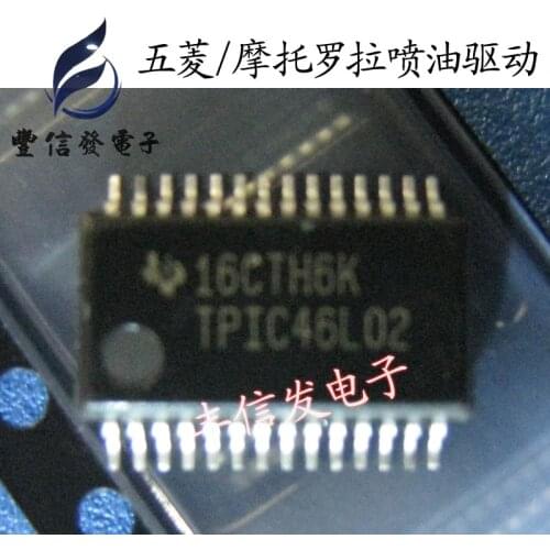 5PCS/LOT TPIC46L02 46L02 SSOP-28 Car Engine computer board injector driver chip Motorola Car Repair