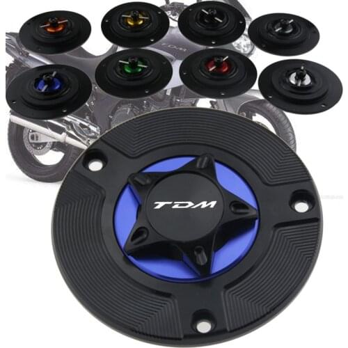 For Yamaha TDM850 TDM900 TDM 850 900 Aluminum CNC Motorcycles Fuel Tank Cap Gas Cap Cover Keyless