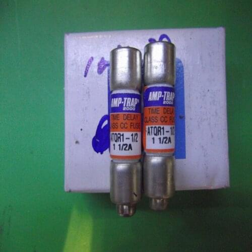 Free shipping 5pcs ATQR 1-1/2 AMP-TRAP 10X38 faray ceramic delay fuse / fuse 1.5A