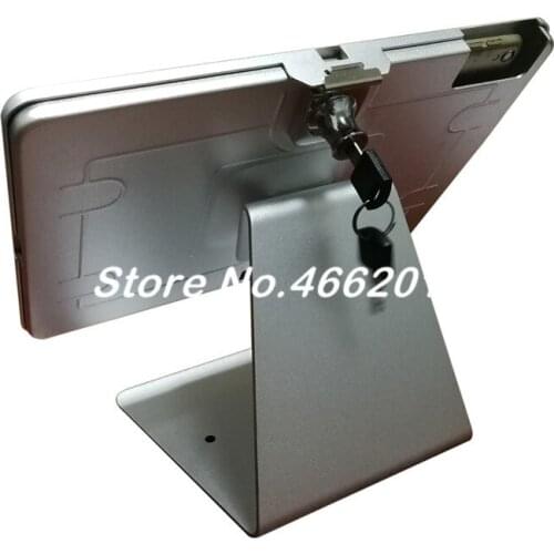 Security desktop stand for 10.5 inch iPad 10.5 inch tablet with lock holder display rack bracket mounting on table anti-theft