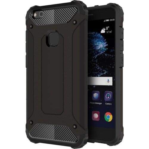 For Huawei P10 Lite Phone Case Huawei P10 Lite Case Heavy Duty Silicone Rubber Armor Bumper Shockproof Hard Cover