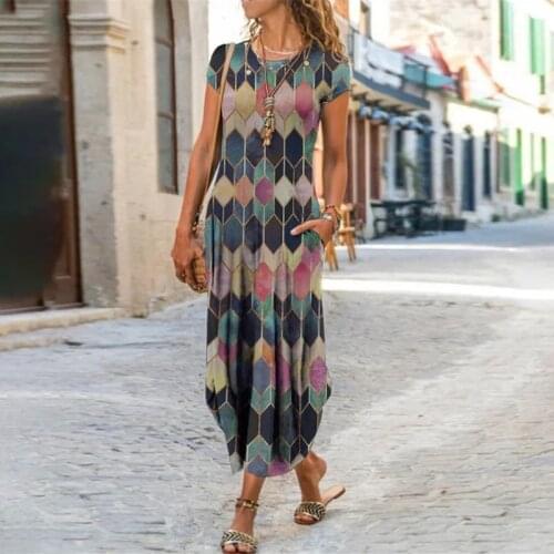 CMBJQE Summer Dresses With Print