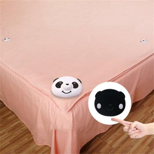 8PCS Cartoon Panda Quilt Holder Plastic Bed Sheet Clip Non-slip Household Quilt Cover Quilt Corner Holder Wholesale