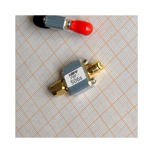FBP-506s 506MHz RF coaxial bandpass SAW filter 1dB bandwidth 7MHz SMA interface 503~510MHz