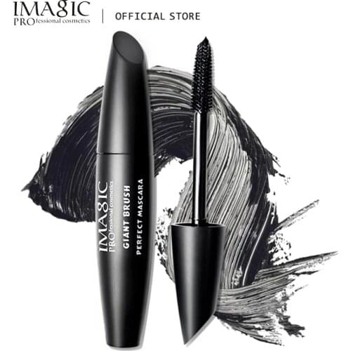 IMAGIC 4D Black Mascara Silk Fiber Eyelashes Lengthening Mascara Waterproof Long Lasting Lash Mascara Volume Eye Cosmetics