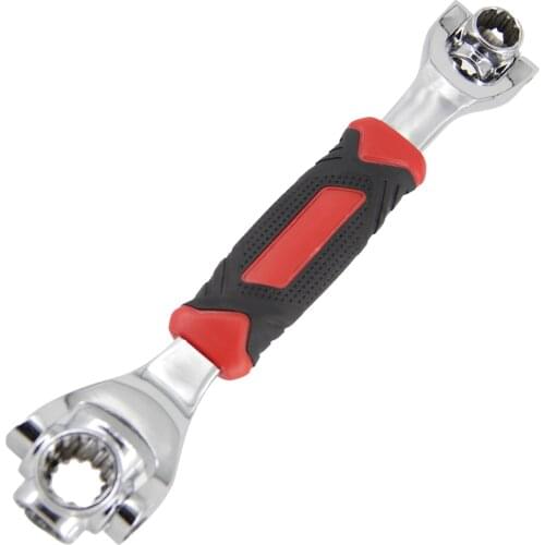 48 in 1 Tools Socket Works with Spline Bolts Torx 360 Degree 6-Point Universial Furniture Car Repair Tiger Wrench