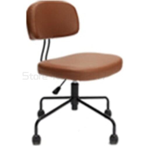 Nordic computer chair home retro office chair comfortable long sitting study desk learning swivel chair