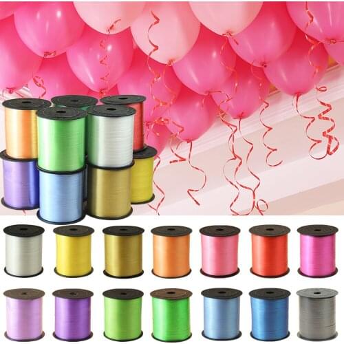 Ribbon Roll Balloons Gift Box Bow Decor Birthday Festival Wedding Decoration DIY Party Decoration Gift Christmas Ribbons 5mm