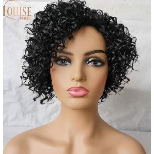 Louise hair Black Wigs