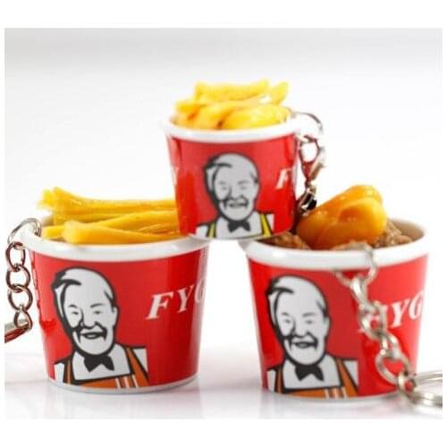 2pcs 1:6 Scale Miniature Dollhouse Pretend food bucket Fast Food for Dollhouse Decor Chips for blyth Doll Accessories for barbie
