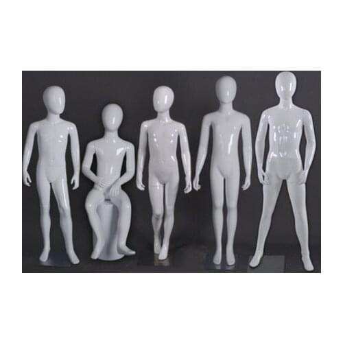 Fashion Style White Color Lovely Child Model Child Mannequin Factory Direct Sell