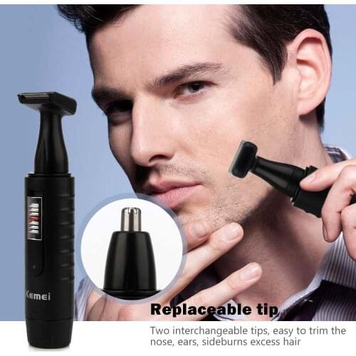 Men Electric Shaving Nose Ear Trimmer Safety Face Care Nose Hair Trimmer Shaving Hair Removal Razor Beard Health Care
