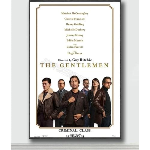 NJ104 The Gentlemen Movie 2 Silk Posters and Prints wall art Art Poster Home Decor