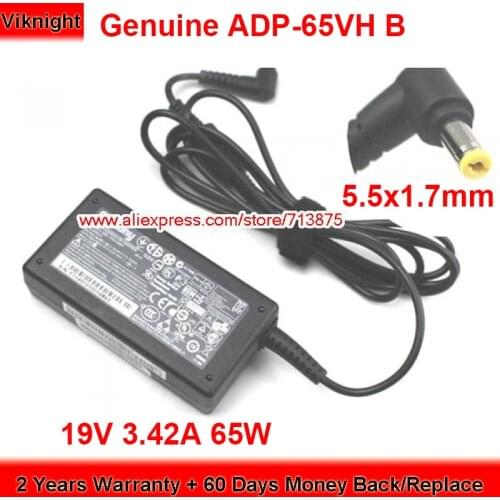 Genuine A11-065N1A 65W Charger 19V 3.42A AC Adapter for Acer ASPIRE E1-531-2686 S3-951-6672-ES V5-571G-53338G75 Power Supply