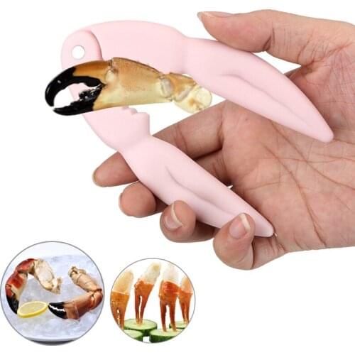 Portable Walnut Nut Crackers Lobster Crab Claw Cracker Shell Opener Plastic Seafood Walnut Eating Tools Kitchen Accessories