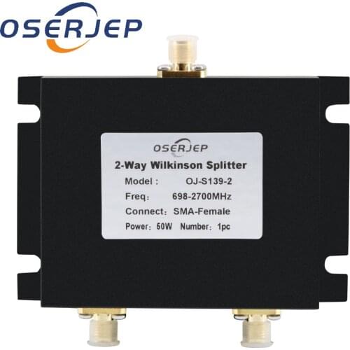 SMA Type Female 2/3/4Way Power Splitter Divider Combiner 698-2700MHz Wilkinson Micro Strip For Mobile Phone Signal Booster GPS